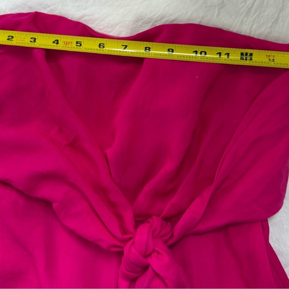 Maeve Pink Strapless Jumpsuit with Wide-Leg Design - Picture 6 of 10